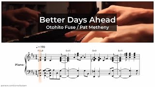 better days ahead - pat metheny transcription