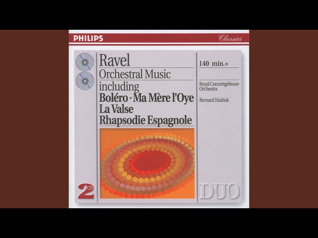 Ravel - Menuet antique : Orch Symph Boston / B.Haitink