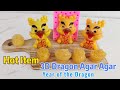 【ENG】 How to Make 3D Dragon Agar Agar Jelly Cake Step by Step 立体龙燕菜做法 如何逐步制作3D龙燕菜果冻蛋糕【英文版本 】
