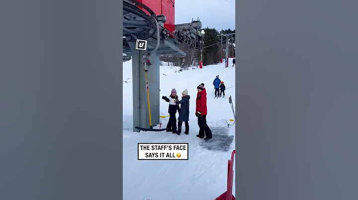 Taking a ski lift without ski's😂🎿🎥: N Strandanäs via ViralHog