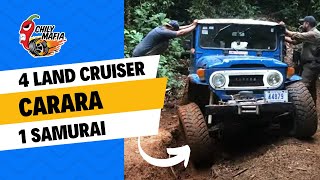 4 Toyota Land Cruiser y 1 Suzuki Samurai en Carara Costa Rica Entramos Jueves Santo pero...Salimos?