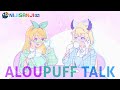 Aloupuff talkjust two introverts trying to communicatenijisanji en  pomu rainpuff