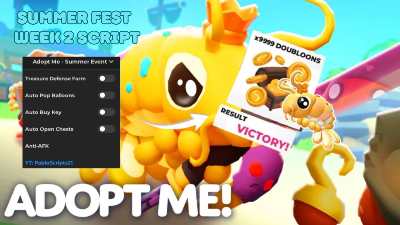 BEST Adopt Me Summer Fest Week 2 SCRIPT (Sink a Ship Autofarm ...