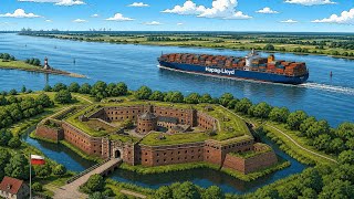 Festung Grauerort. Treffen mit Dennis von Elbcam Shipspotting