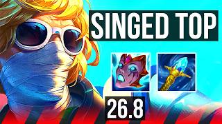 SINGED vs JAX (TOP) | NA Master | 26.8