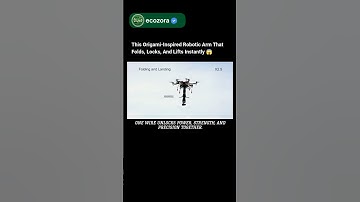 Origami Robot Arm That Folds Itself Like Magic 🤯 #robotics #innovation #science #technology