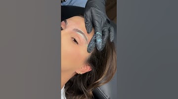 Would you try brow shaping? #waxing #browwaxing #esthetician
