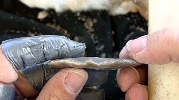 223 - Flintknapping Second Clovis Part 2/3