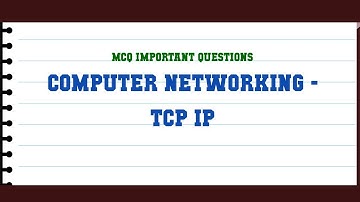Computer Networking - TCP IP MCQ Questions