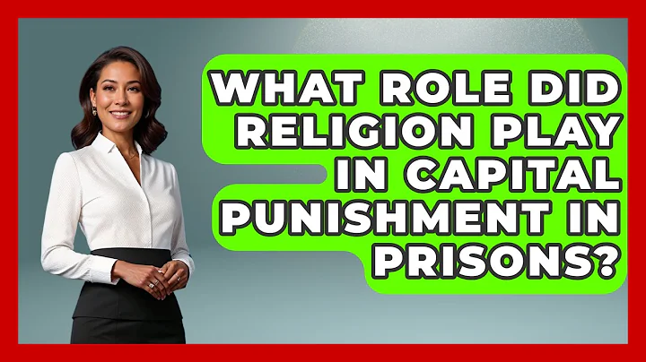 What Role Did Religion Play In Capital Punishment In Prisons? - Jail & Prison Insider