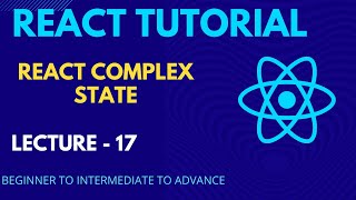 React Js tutorial - 17 | react complex State | use State | Create form using react