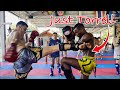 Sparring just torrell