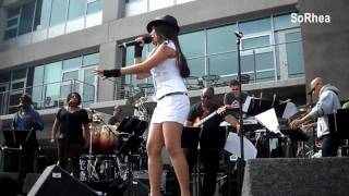 Charice Live @ Grammy Block Party - Pyramid (Part 1/3)