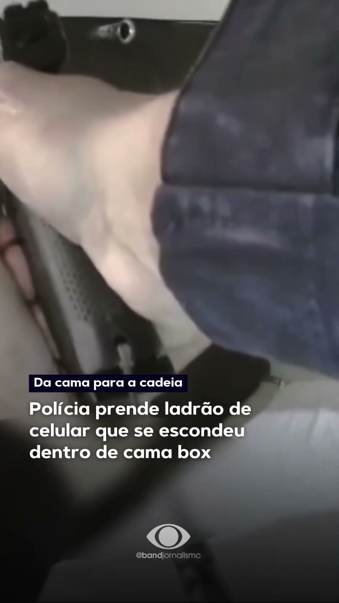 Polícia prende ladrão de celular que se escondeu dentro de cama box em Brasília