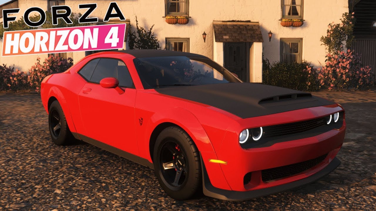 Forza Horizon 4 : Dodge Challenger DEMON - YouTube
