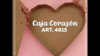 Caja Corazón 26x27x3.5cm  Fantasias Miguel – Fantasías Miguel