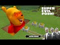 What if you FIND SUPER WINNIE THE POOH in Minecraft - Coffin Meme