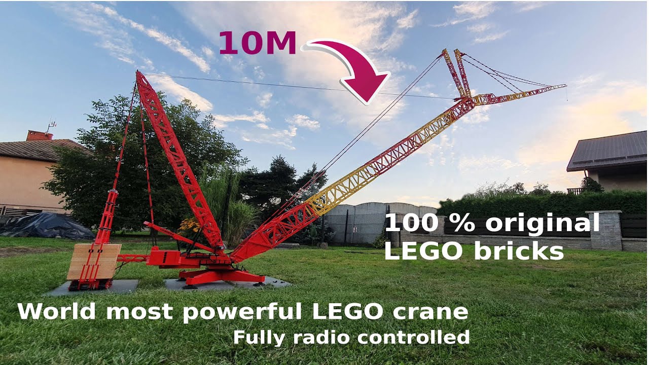 World biggest crane 10m tall crane - YouTube