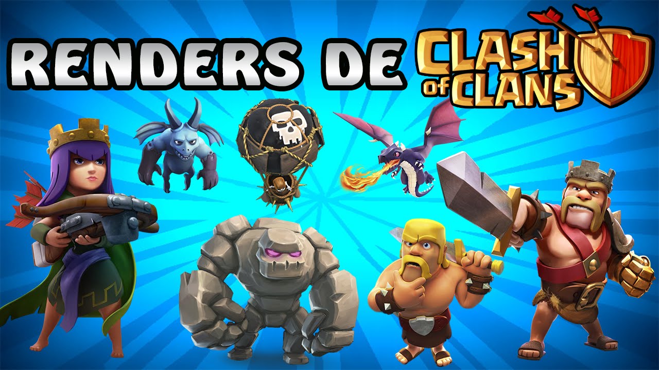 Pack de renders de Clash of Clans - Descarga - Imágenes 