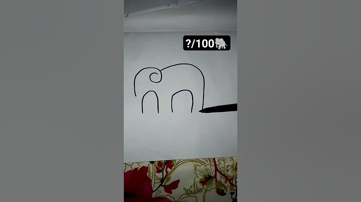 how to draw elephant 🐘 with letters nn #drawing #utubevideoshorts #firstdrawing