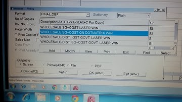 Unisolve Change Bill Format