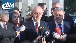 Kılıçdaroğlu Emniyet Çıkışında Açıklama Yaptı