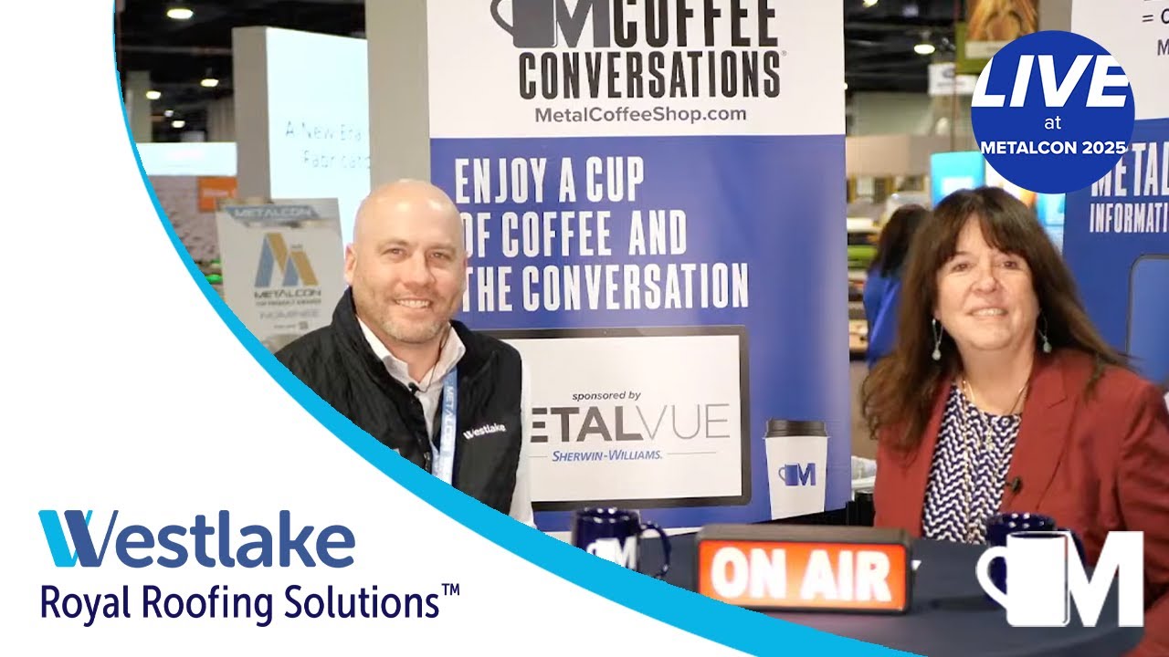 Live from METALCON with Westlake Royal Roofing! - YouTube
