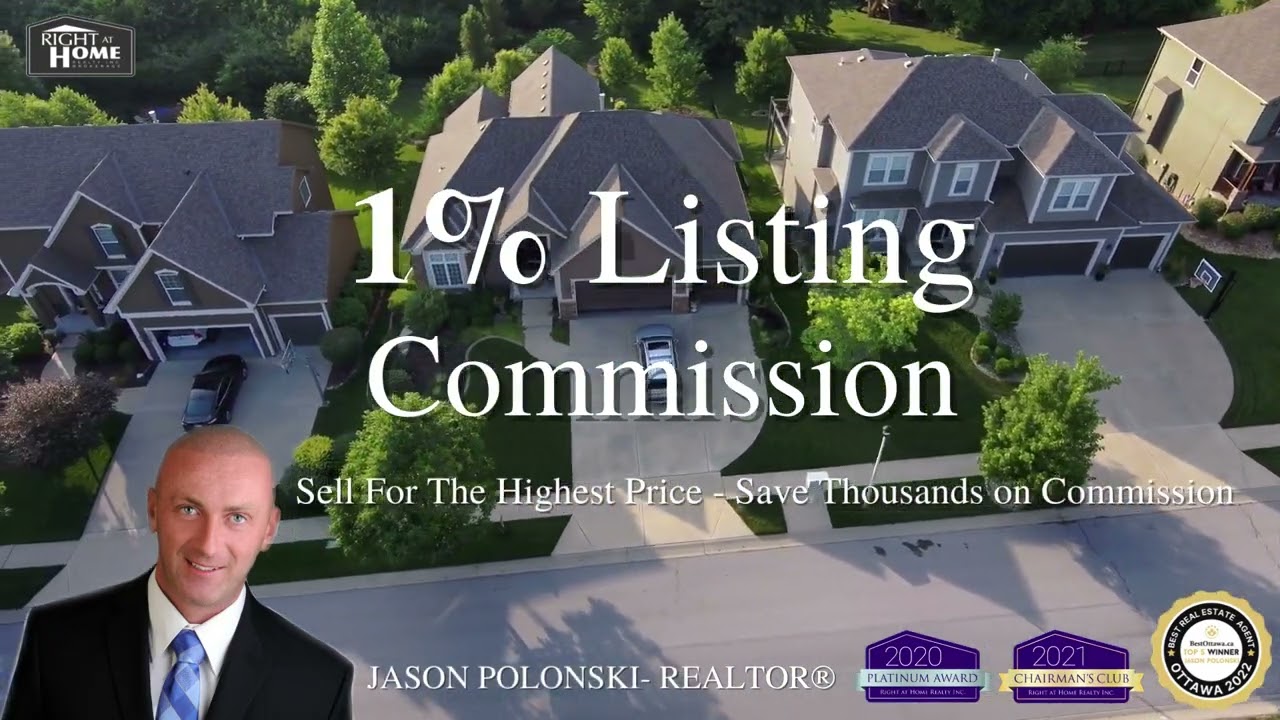 "Sell Your Ottawa or Kanata Home for Only 1% Listing Commission with Jason Polonski