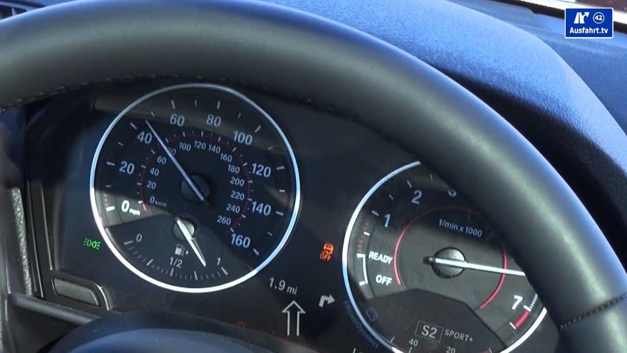 fahrbericht hyundai kona 2014 BMW M235i 0-100 km/h Beschleunigung Tachovideo 0-60 mph acceleration with launch control