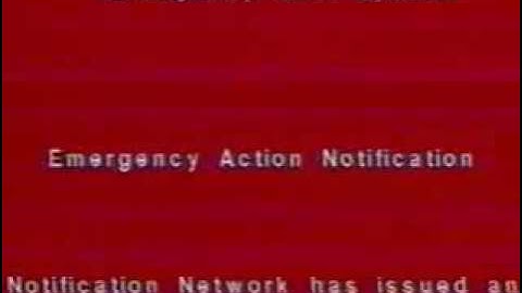 Zombie Alert EAS message (real)