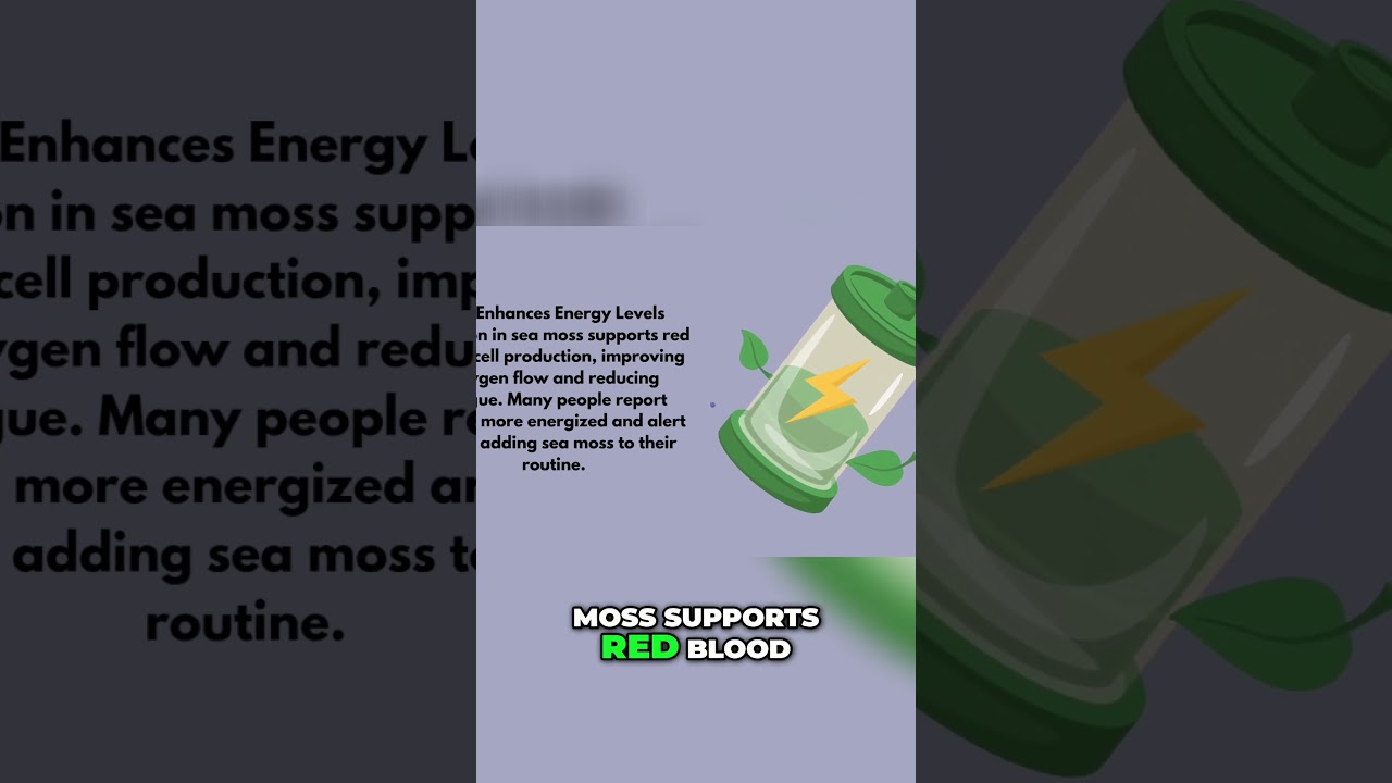 Sea Moss  Boost Digestion, Skin, & Energy Levels! 