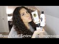 BOUNCE CURL REVIEW/FIRST IMPRESSION!!! Curly hair routine featuring- Bounce Curl, Stylers Combo Kit