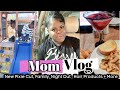 BUSY MOM VLOG | I Cut My Hair, Dinner With Fam, Infant Toys &amp; Toddler Hair Products, Mom of 3 DITL