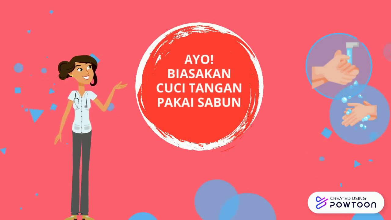  AYO BIASAKAN CUCI  TANGAN  PAKAI SABUN YouTube