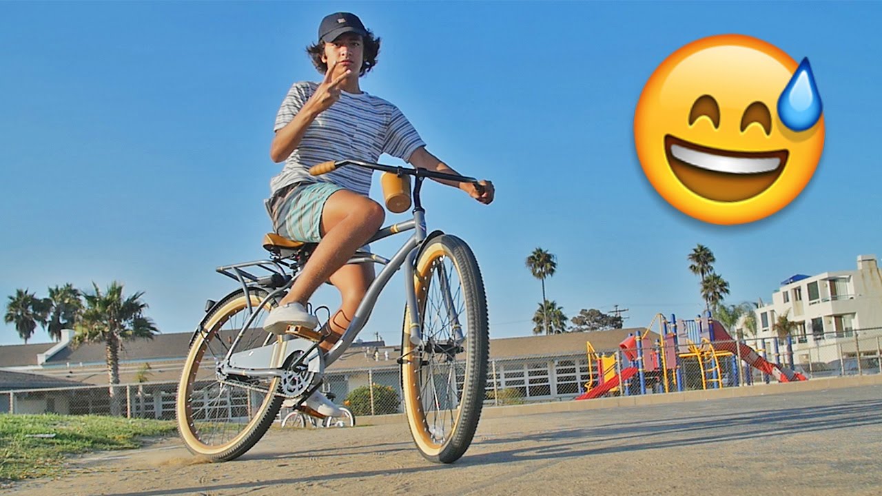RACING ON BEACH CRUISERS! YouTube
