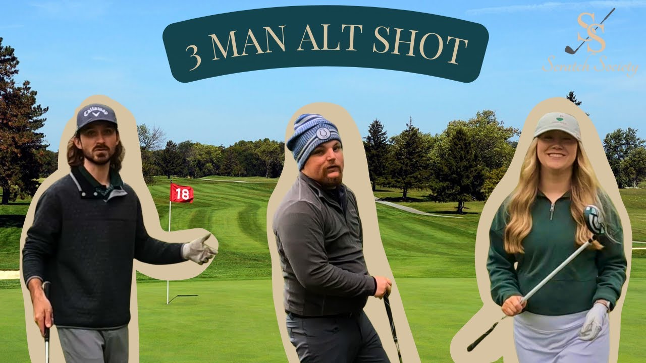 First 3 Man ALTERNATE Shot! | Scratch Society Golf