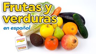 Fruits and vegetables in Spanish (Las frutas en español)