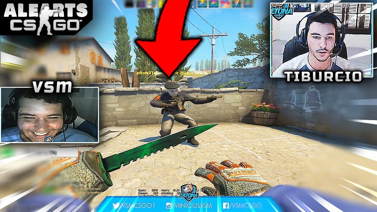 CSGO: V$M TROLANDO TIBURCIO! GAULES INSANO DE PC NOVO! ‹ AleArts ›