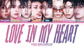 [AI COVE] How would Stray Kids sing “LOVE IN HEART” by Babymonster | COLOR CODED LYRICS