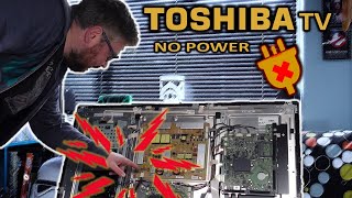 Trying To Fix A TOSHIBA TV With NO POWER