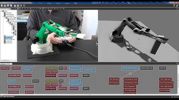 Arduino Robot Arm controlled with OpenSpace3D and Leap Motion