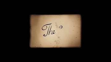 The End Cinematic Graphics Effect Video