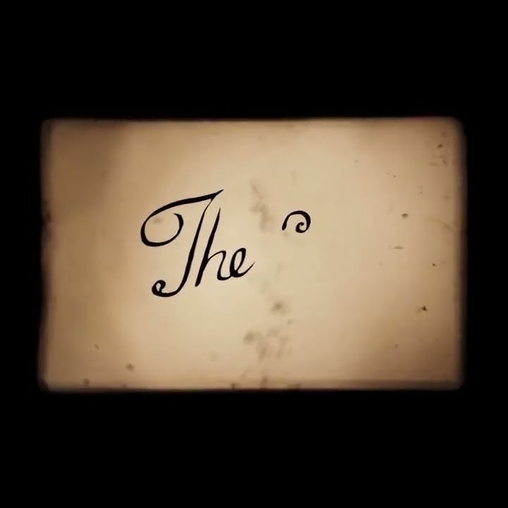 The End Cinematic Graphics Effect Video