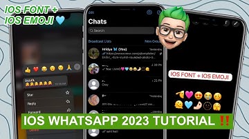 IOS FONT + IOS EMOJI | IOS WHATSAPP ON ANDROID | Hridyak