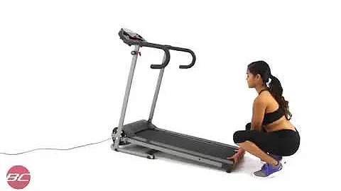 Black 500W Portable Folding Electric Motorized Treadmill Running Machine  REVIEW