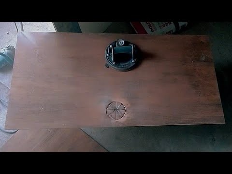 How to cut floor tiles for a toilet drain