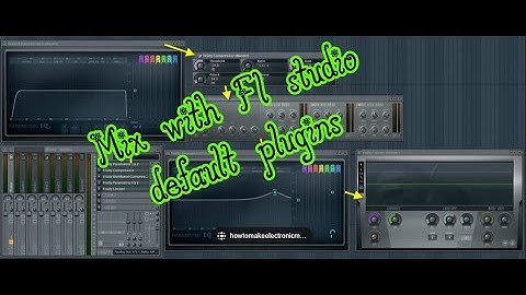 How to mix vocals in Afrobeat with FL studio default vst plugins for beginners
