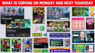 Free Epic & Free Coins Campaign 🤩 What Is Coming On Monday & Next Thursday In eFootball 2027 screenshot 1