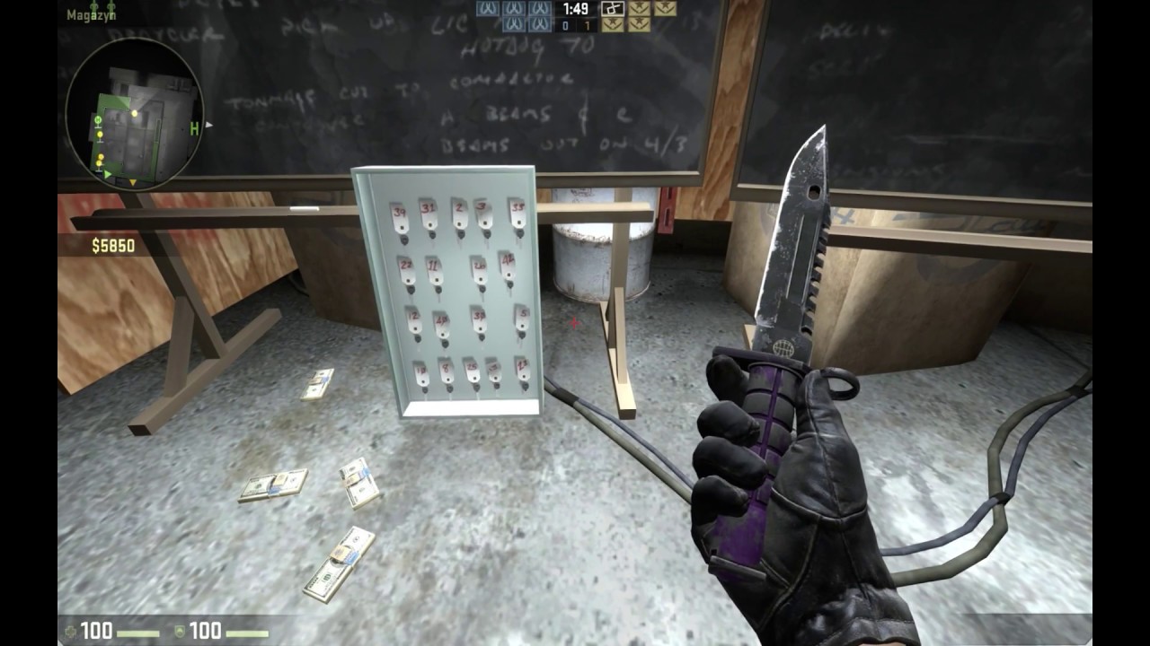 CS:GO - Bagnet M9 Ultrafiolet - Bayonet M9 Ultrafiolet - YouTube