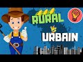  milieu urbain vs milieu rural